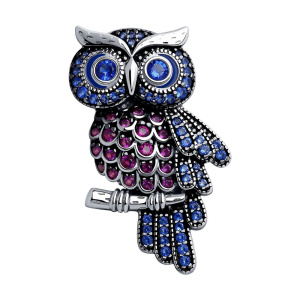 Брошь из серебра