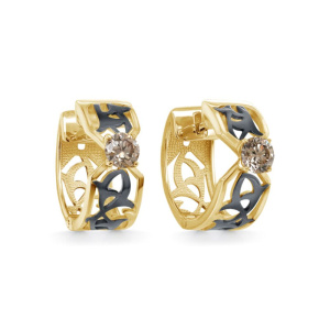 Серьги из золота с бриллиантами