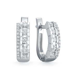 Серьги из золота с бриллиантами