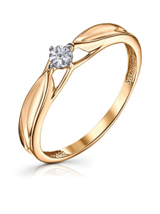 Кольцо из золота с бриллиантами