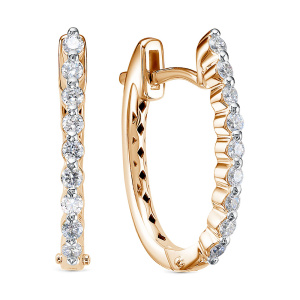 Серьги из золота с бриллиантами