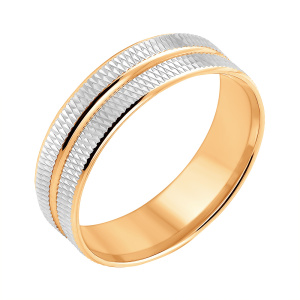 Обручальное кольцо из золота