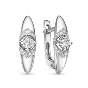 Серьги из золота с бриллиантами