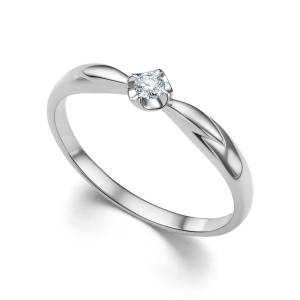 Кольцо из золота с бриллиантами