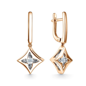 Серьги из золота с бриллиантами