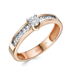 Кольцо из золота с бриллиантами