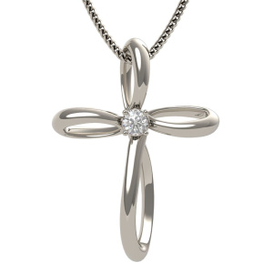 Крест из золота с бриллиантами