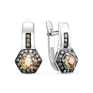 Серьги из золота с бриллиантами