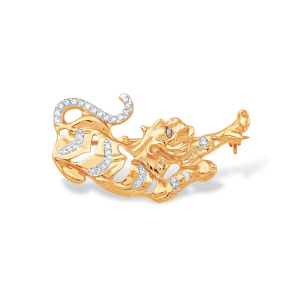 Брошь из золота