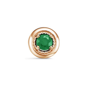 Подвеска из золота с цветными драгоценными вставками