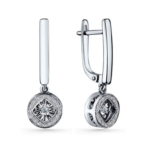 Серьги из золота с бриллиантами