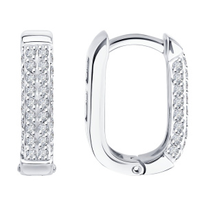 Серьги из золота с бриллиантами