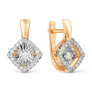 Серьги из золота с бриллиантами