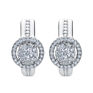 Серьги из золота Premium