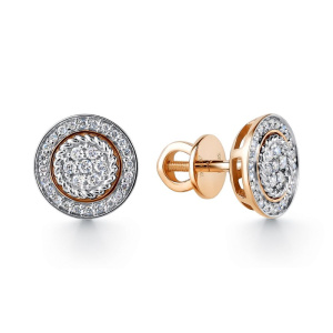 Серьги из золота с бриллиантами