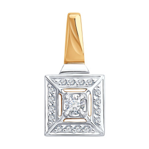 Подвеска из золота с бриллиантами