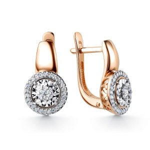 Серьги из золота с бриллиантами