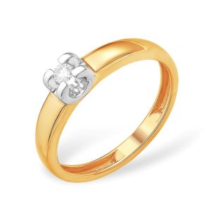 Кольцо из золота с бриллиантами