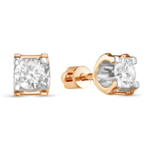 Серьги из золота с бриллиантами