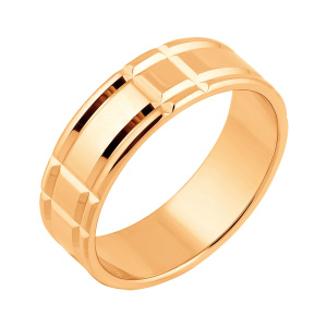 Обручальное кольцо из золота