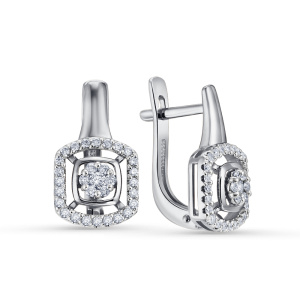 Серьги из золота с бриллиантами