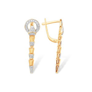 Серьги из золота с бриллиантами