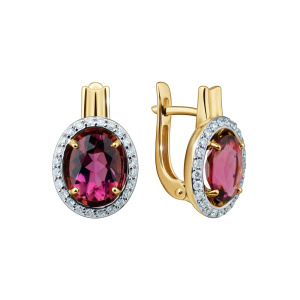 Серьги из золота Premium