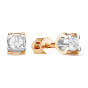 Серьги из золота с бриллиантами