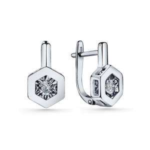 Серьги из золота с бриллиантами