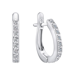 Серьги из золота с бриллиантами