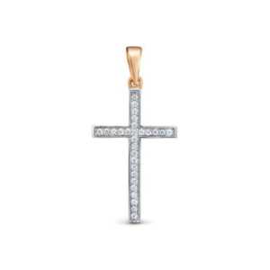 Крест из золота с бриллиантами