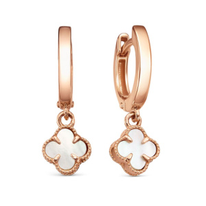 Серьги из золота с полудрагоценными вставками