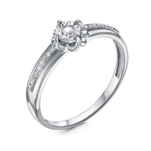 Кольцо из золота с бриллиантами