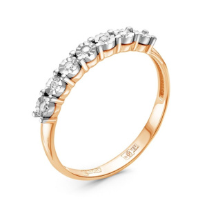 Кольцо из золота с бриллиантами