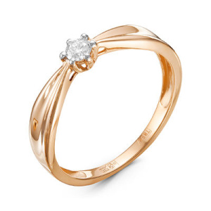 Кольцо из золота с бриллиантами