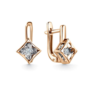 Серьги из золота с бриллиантами