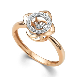 Кольцо из золота с бриллиантами