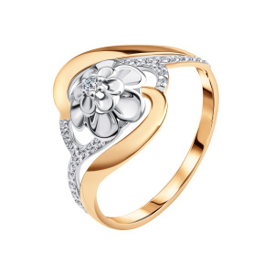 Кольцо из золота с бриллиантами