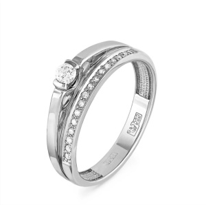 Кольцо из золота с бриллиантами