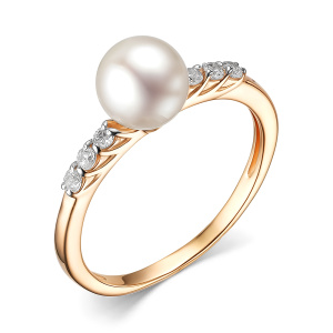 Кольцо из золота с полудрагоценными вставками