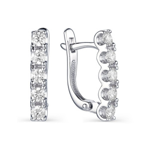 Серьги из золота с бриллиантами