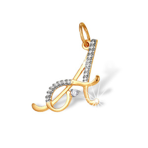 Буква из золота