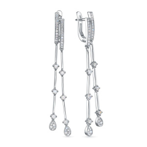 Серьги из золота Premium