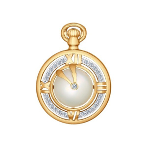 Подвеска из золота с полудрагоценными вставками