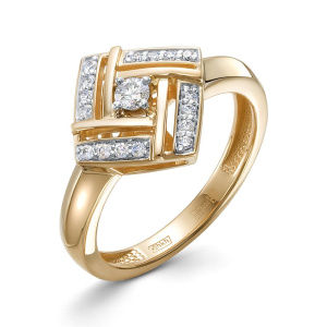 Кольцо из золота с бриллиантами