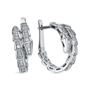 Серьги из золота с бриллиантами