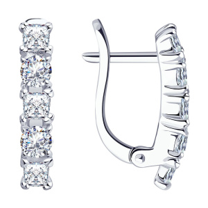 Серьги из серебра