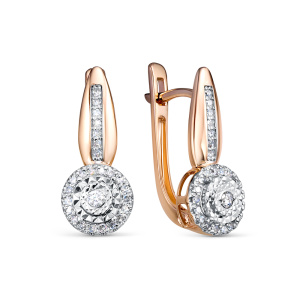 Серьги из золота с бриллиантами