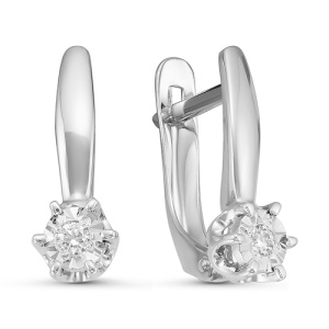 Серьги из золота с бриллиантами