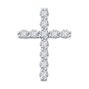 Крест из золота с бриллиантами